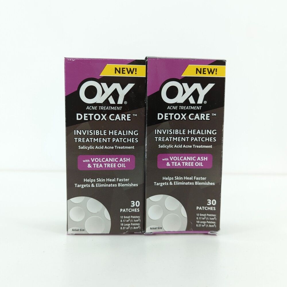 OXY Acne Treatment Detox Care Invisible Healing Treatment Patches 2 Boxes 2/2024